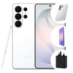 Galaxy S26 Ultra 512GB 12GB RAM+Samsung 45W Adapter+Clear Case+Tempered Glass - Bundle